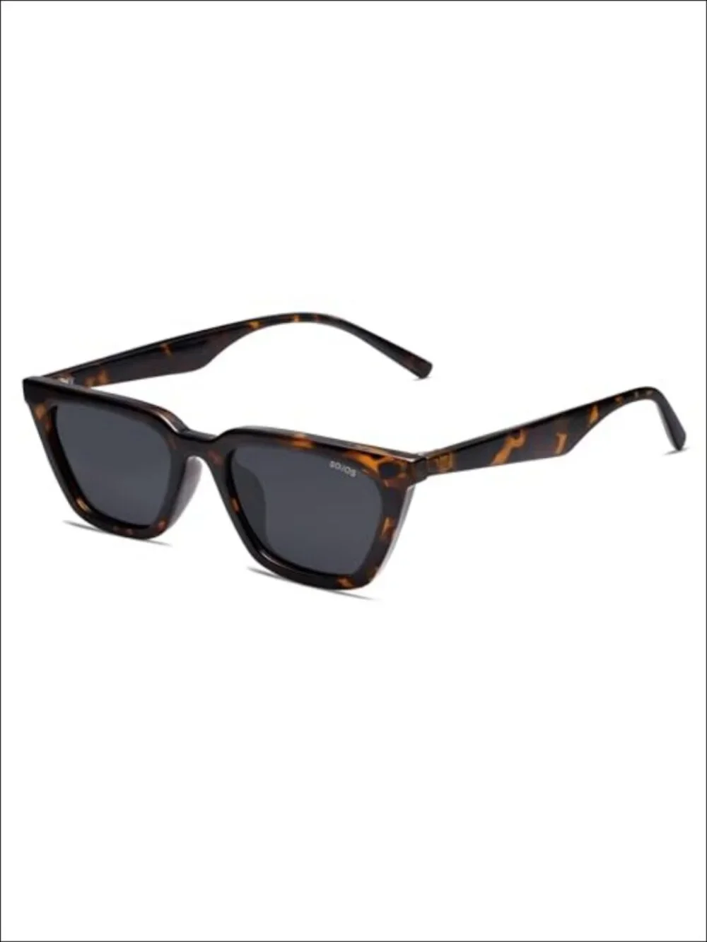 Polarized Narrow Square Cateye Sunglasses UV400 Full Frame Retro